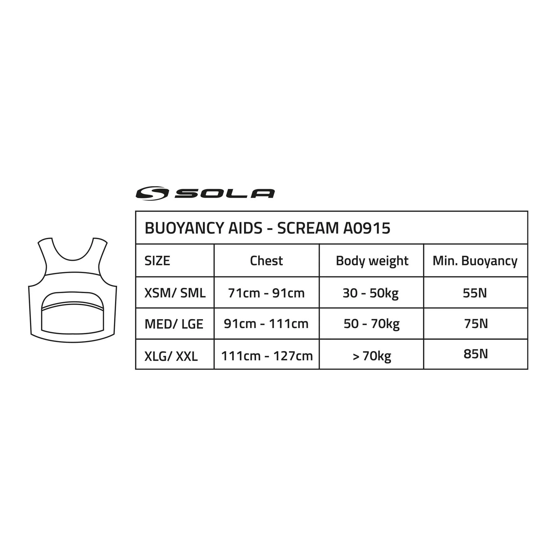 Buoyancy Aid | Water Sports Floatation Jacket | Sola Scream - Image 6