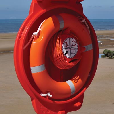 Guardian™ 600mm Lifebuoy & Housing | Inspection Window | Optional Fixings | Glasdon - Image 5