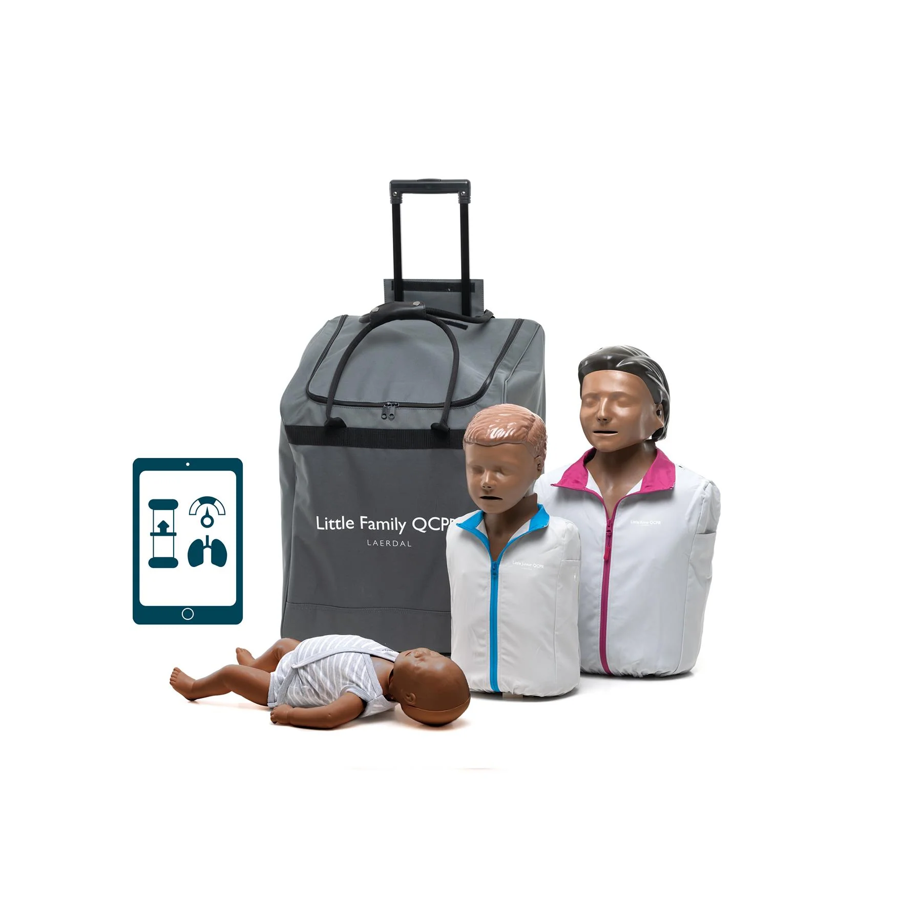 Laerdal | Little Family Pack QCPR | Dark Skin
