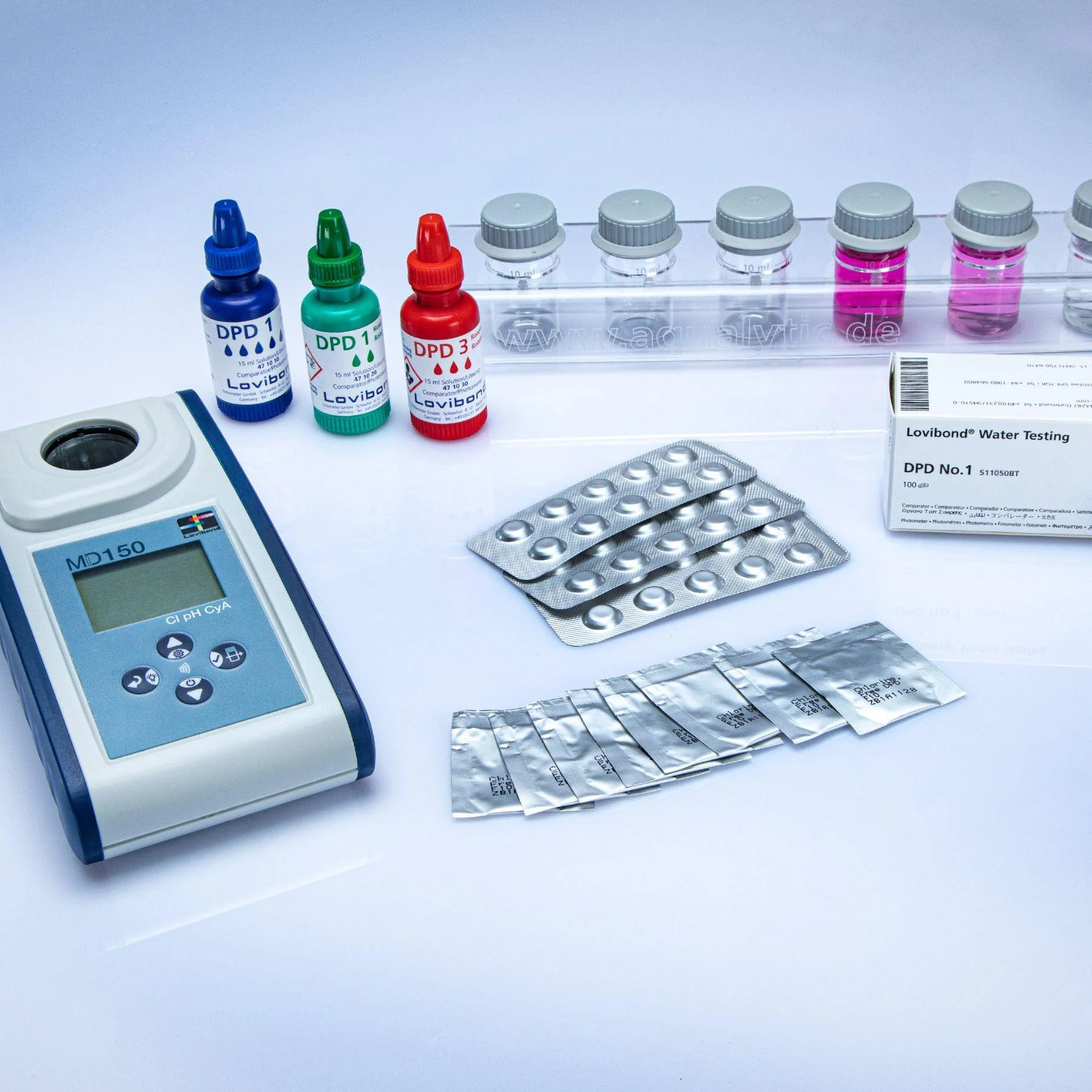 Lovibond® | MD150 Photometer | 6-in-1 Water Testing Kit for Pool Control | Wireless - Image 7