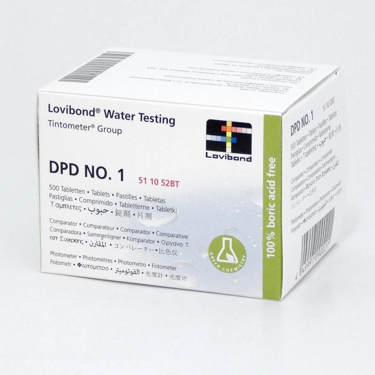 Lovibond® | DPD No.1 Tablets | Free Chlorine Reagents - Image 2