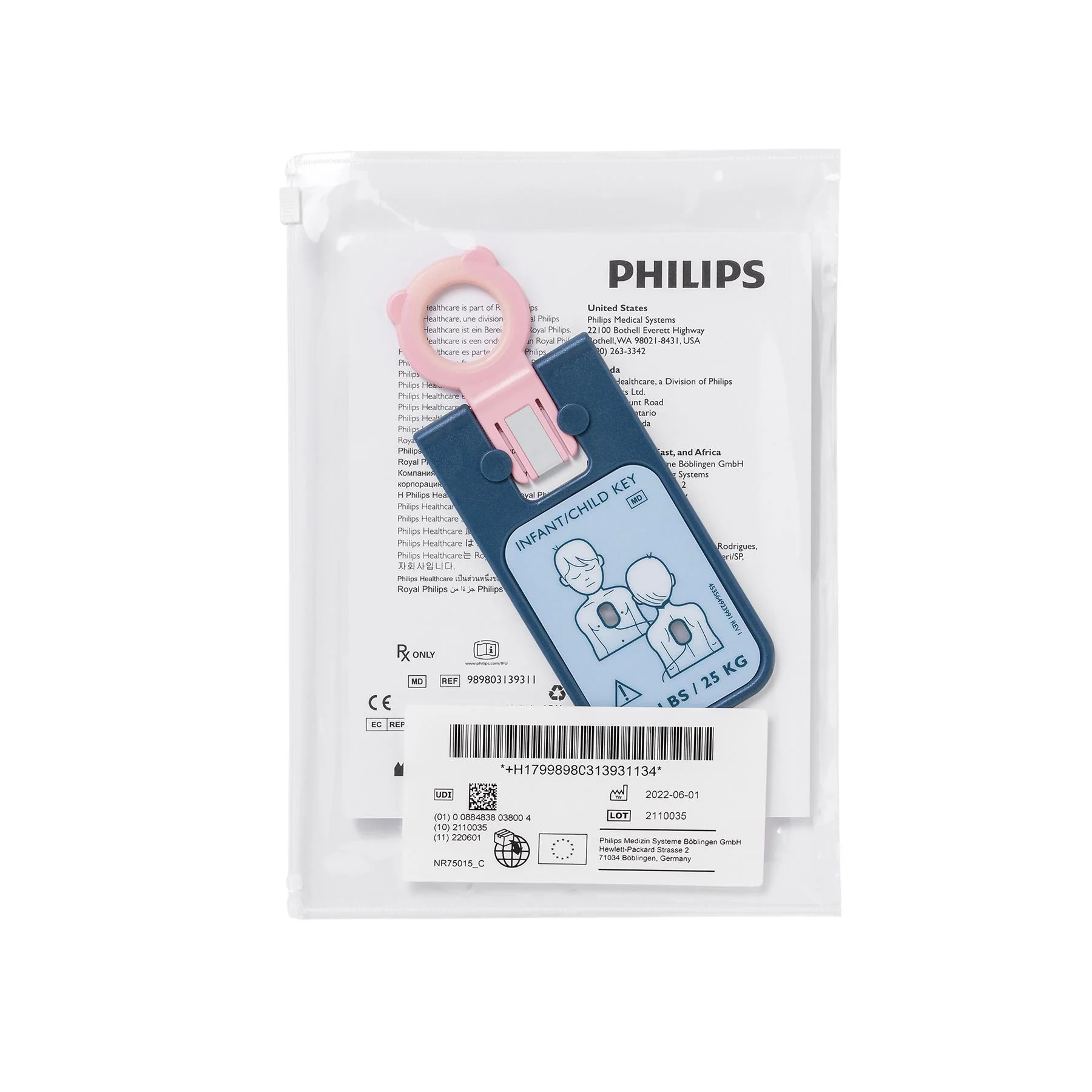 Philips HeartStart FRx Infant Key - Image 4