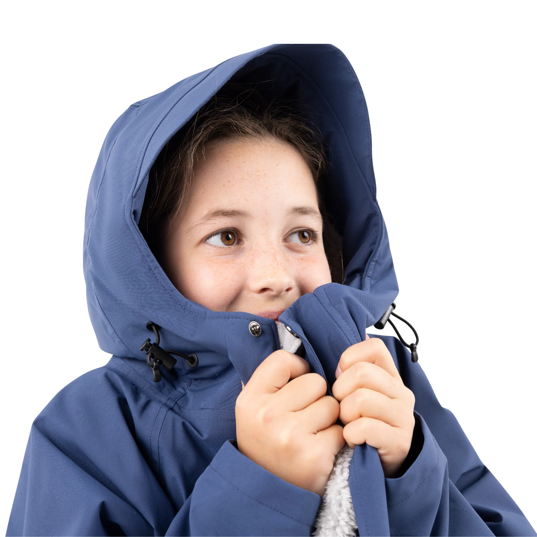 Red | Kids Long Sleeve Waterproof Changing Robe | EVO Pro | Blue - Image 5