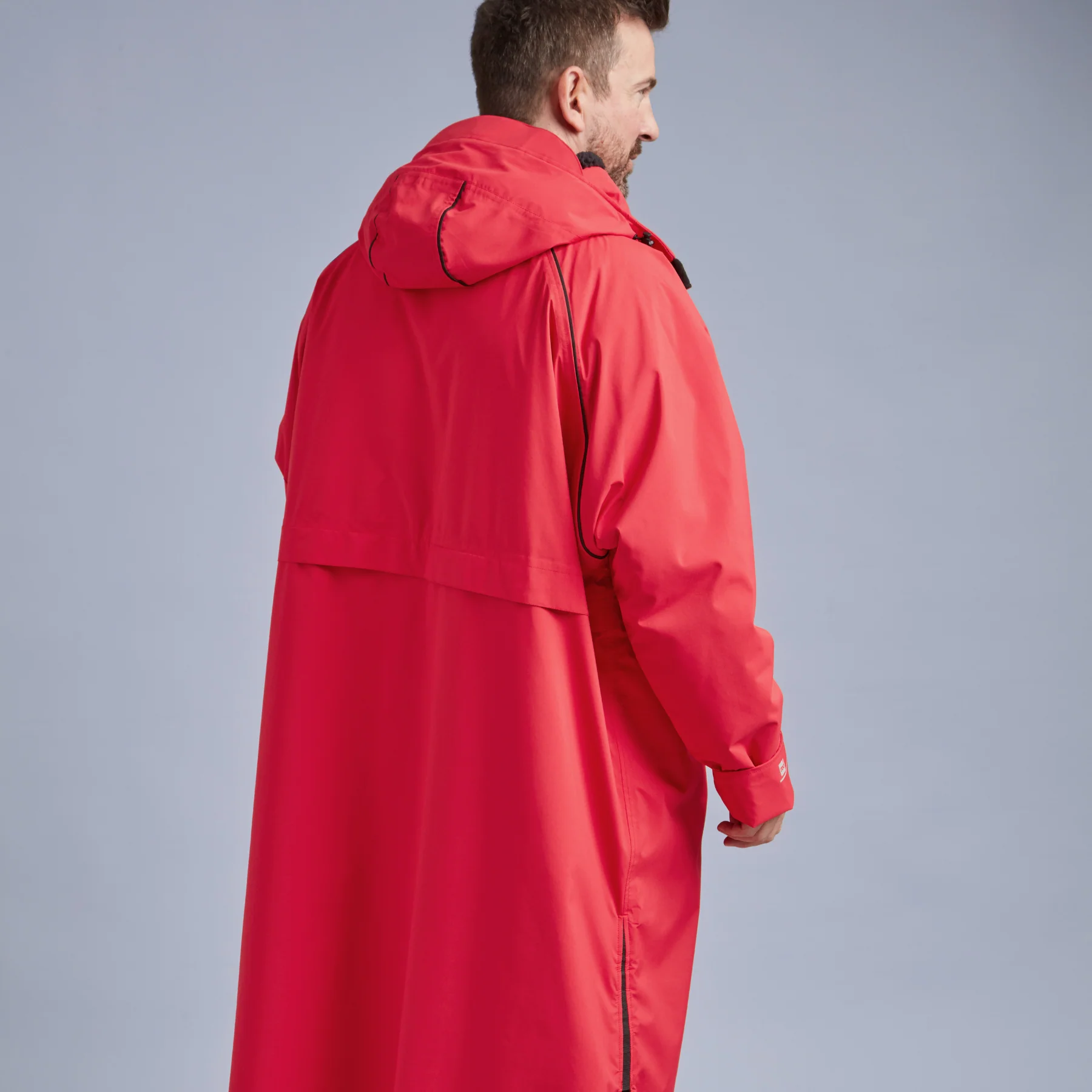 Red | Long Sleeve Waterproof Changing Robe | EVO Pro | Siren Red - Image 3