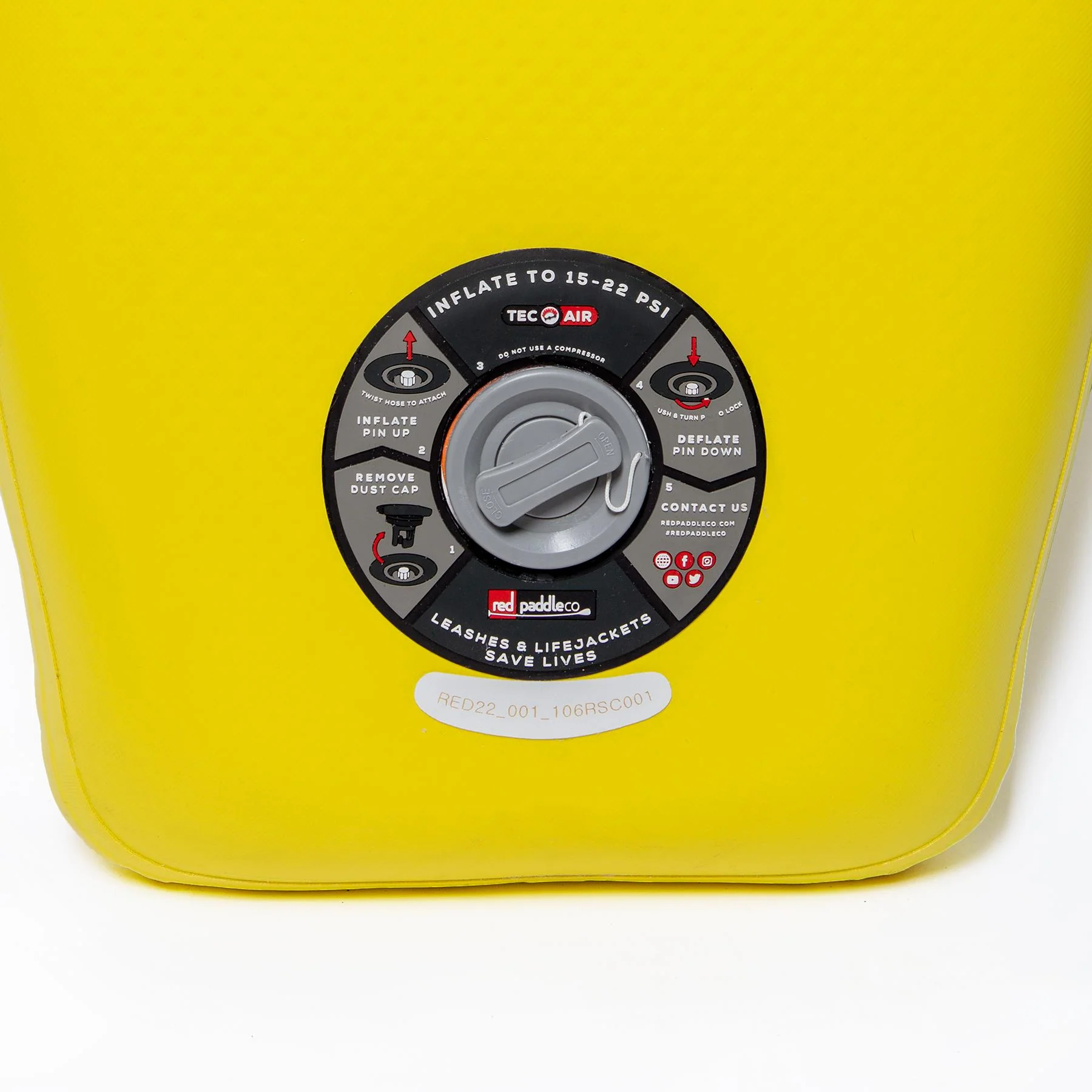 Red Rescue | Inflatable Prone Rescue | 10'6" Rescue Paddle Board - Image 5
