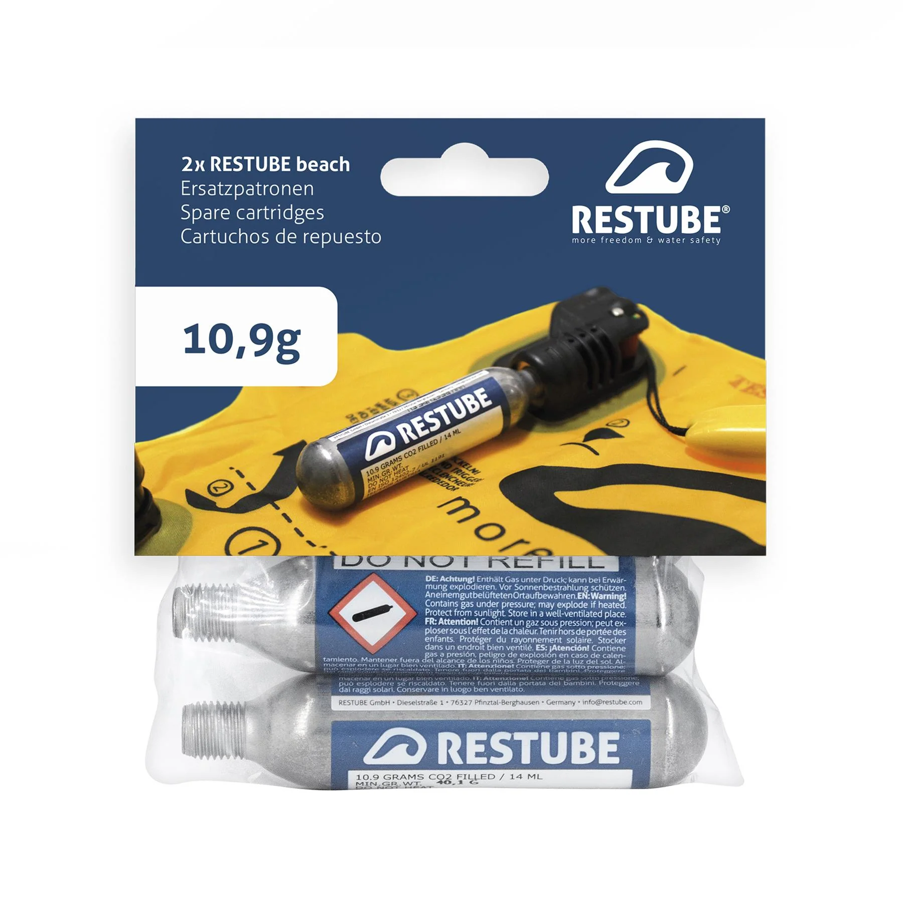 Restube CO2 Cartridges - Image 2
