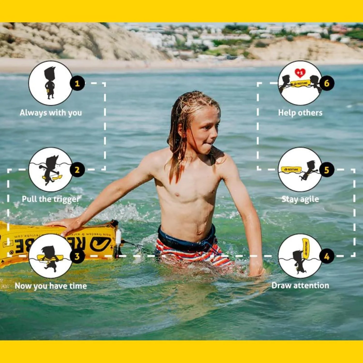Restube Kids | Inflatable Safety Buoy | Summer - Image 4