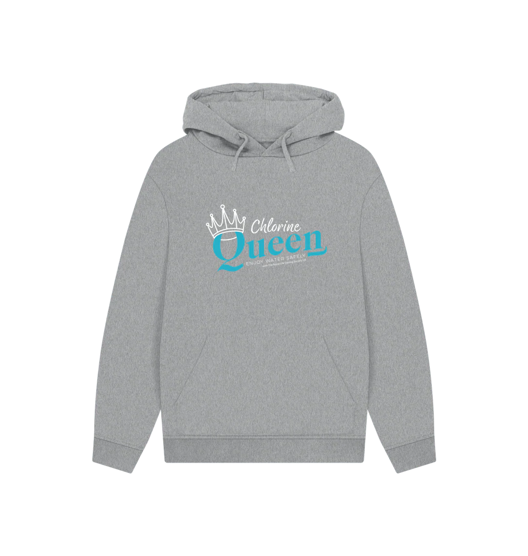 RLSS UK | Chlorine Queen Design Hoodie | Unisex Organic Cotton Hoodie - Image 4