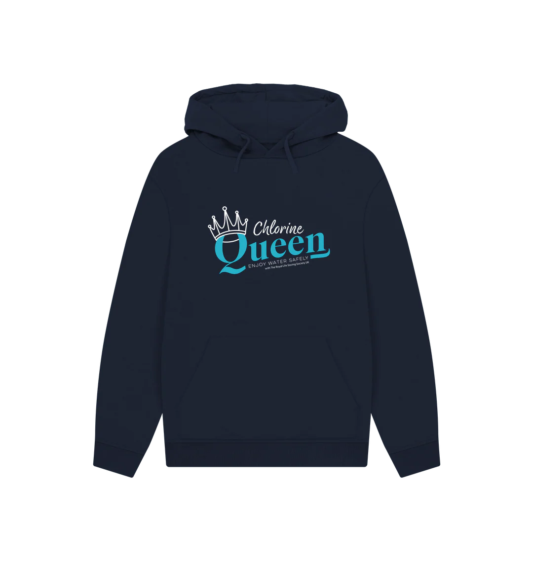 RLSS UK | Chlorine Queen Design Hoodie | Unisex Organic Cotton Hoodie - Image 5