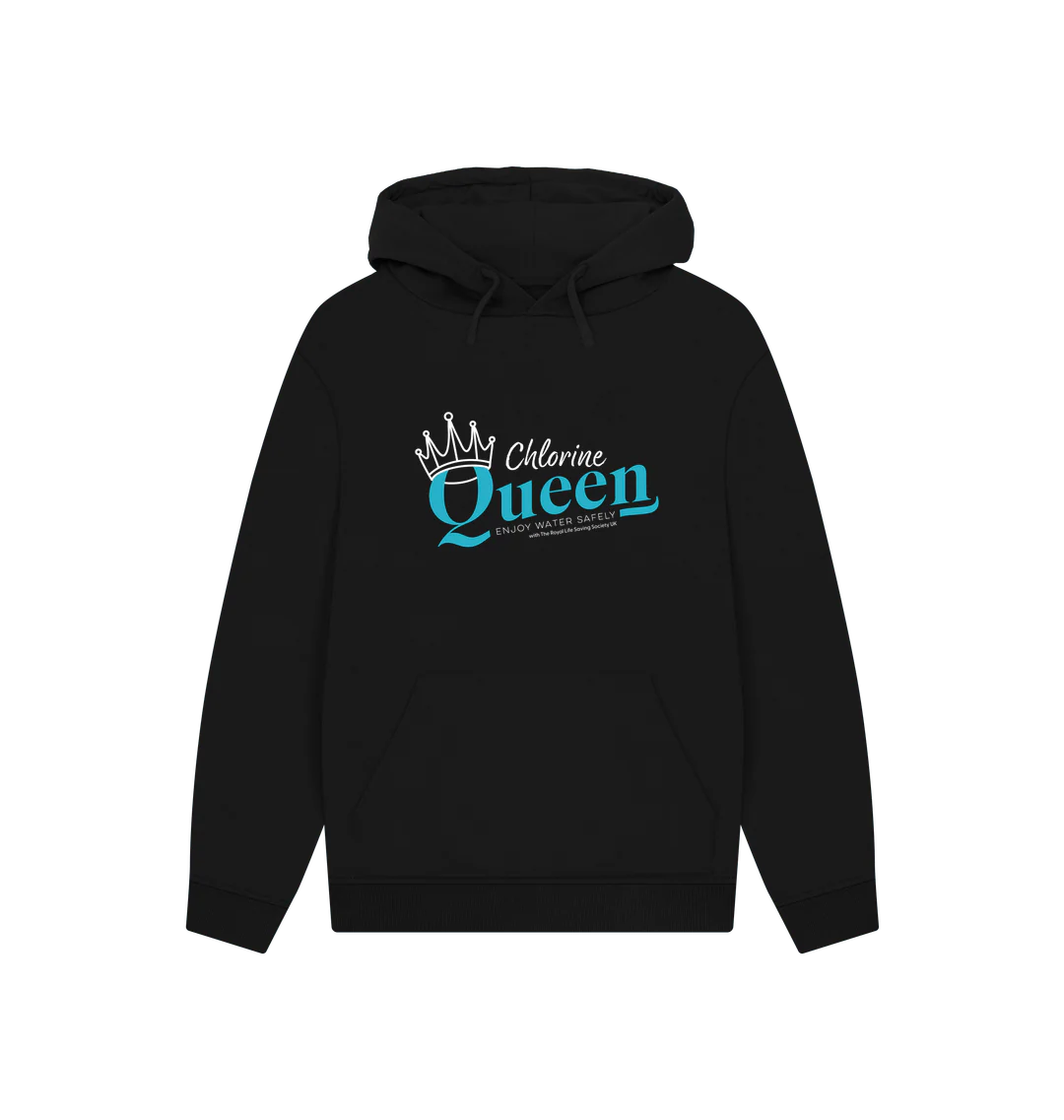 RLSS UK | Chlorine Queen Design Hoodie | Unisex Organic Cotton Hoodie - Image 6