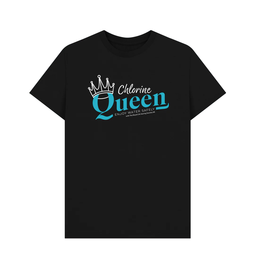 RLSS UK | Chlorine Queen T-shirt | Short Sleeve Organic Cotton T-shirt - Image 4