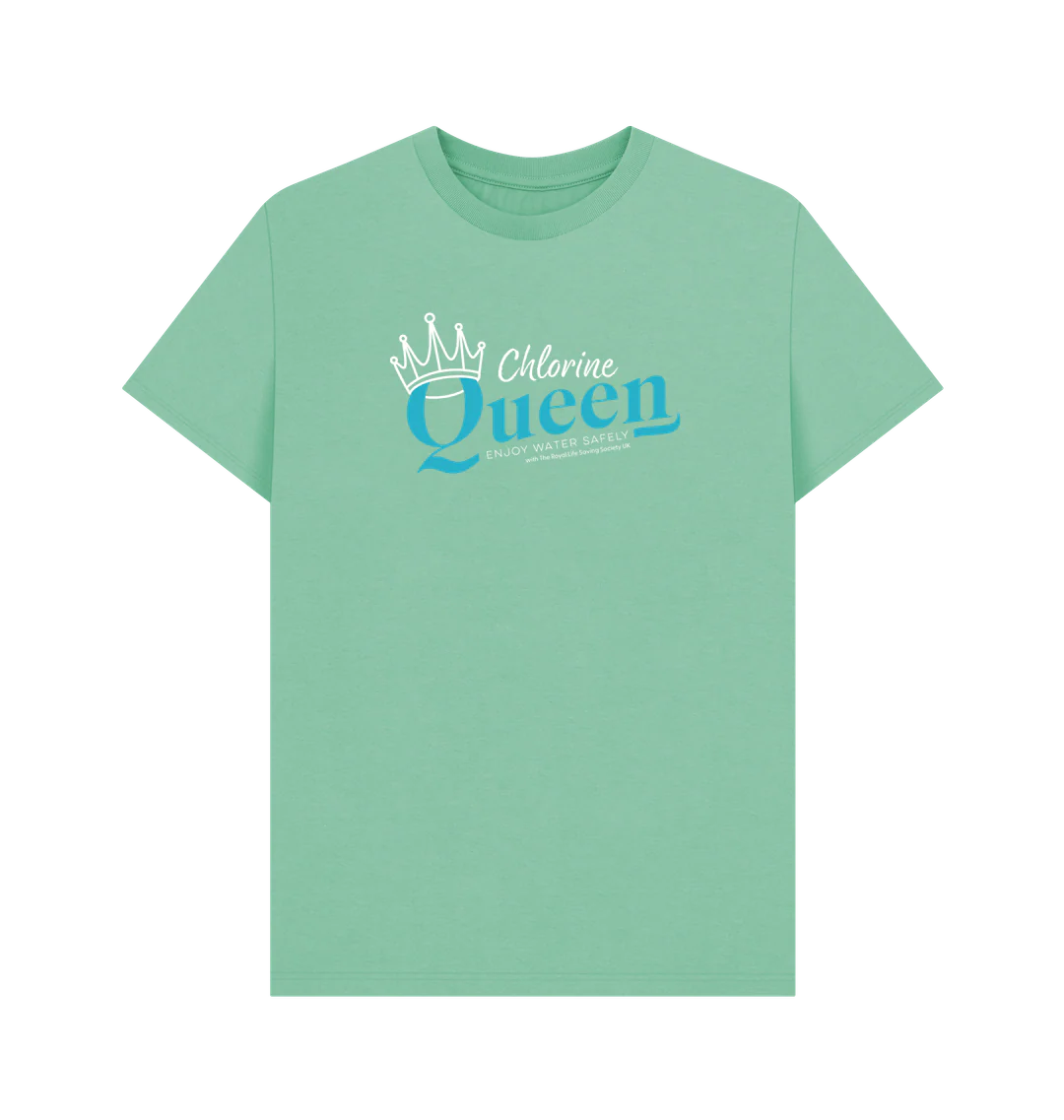 RLSS UK | Chlorine Queen T-shirt | Short Sleeve Organic Cotton T-shirt - Image 6
