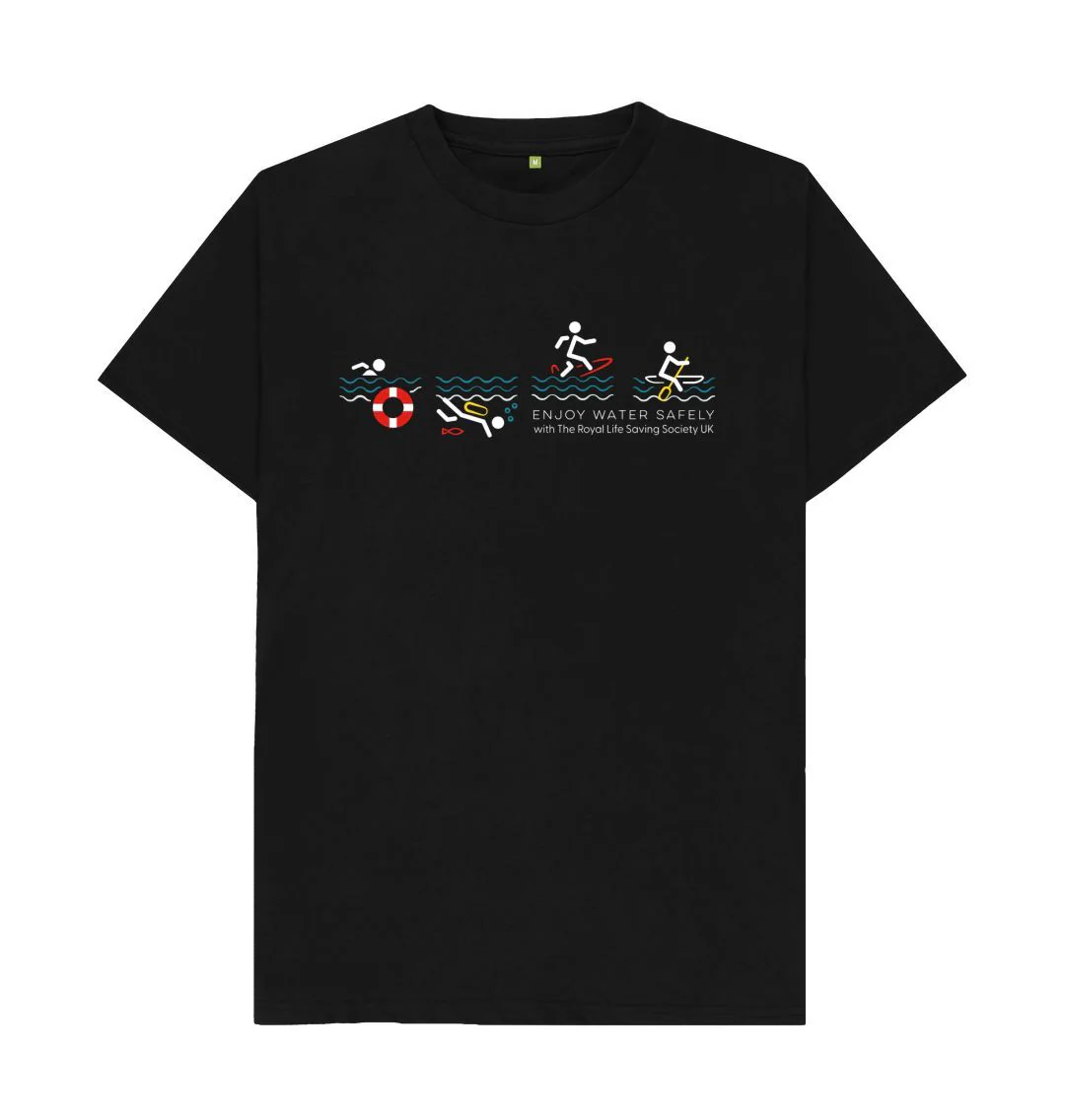 RLSS UK | Stick Man Sports T-shirt | Short Sleeve Organic Cotton T-shirt - Image 4
