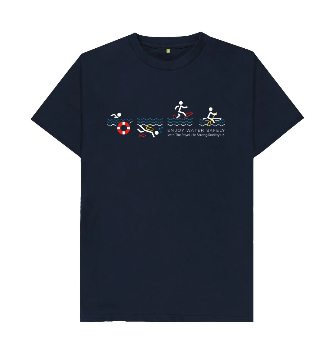 RLSS UK | Stick Man Sports T-shirt | Short Sleeve Organic Cotton T-shirt - Image 5