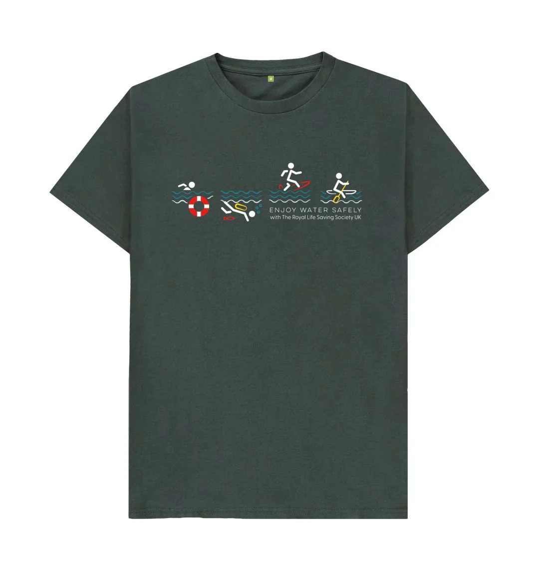 RLSS UK | Stick Man Sports T-shirt | Short Sleeve Organic Cotton T-shirt - Image 6