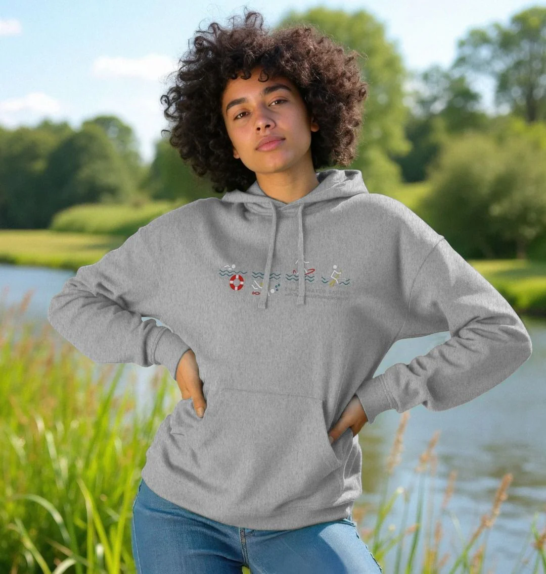RLSS UK | Stick Man Sports | Unisex Organic Cotton Hoodie - Image 3