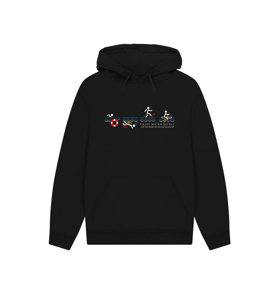 RLSS UK | Stick Man Sports | Unisex Organic Cotton Hoodie - Image 4