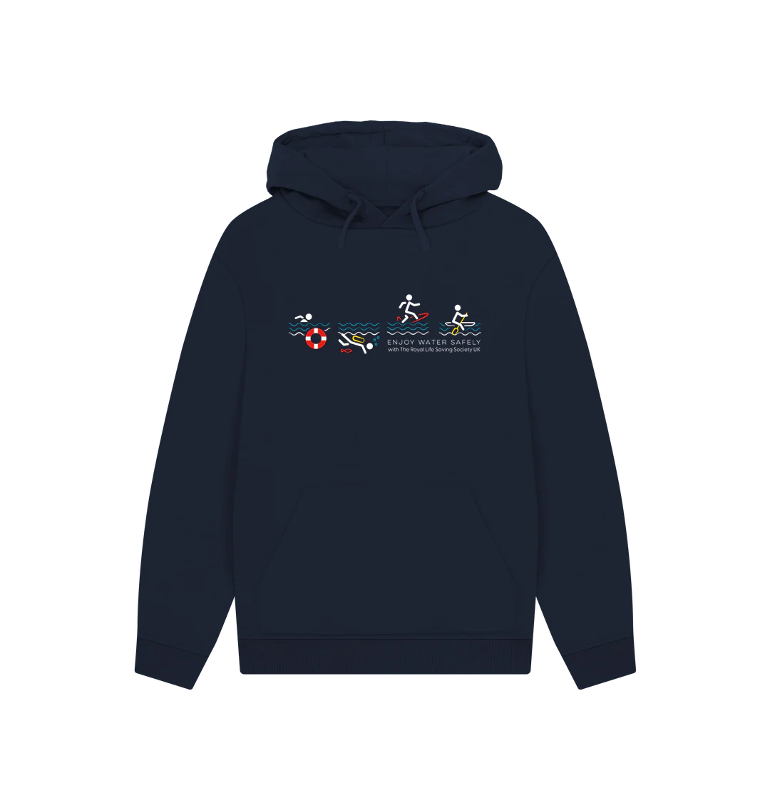 RLSS UK | Stick Man Sports | Unisex Organic Cotton Hoodie - Image 5