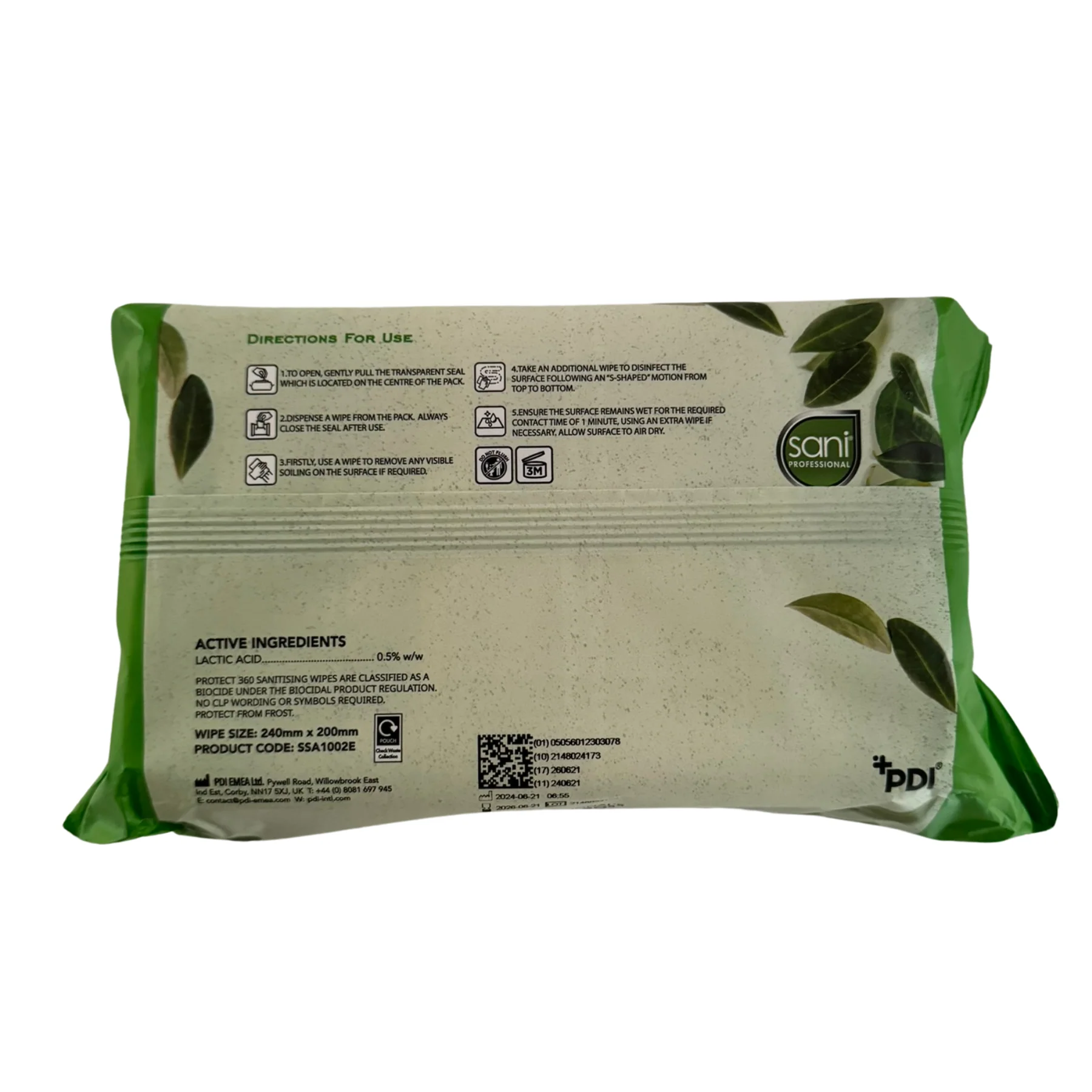 Sani Pro Eco Manikin Wipes | CPR Manikin Wipes | Biodegradable | Pack of 100 - Image 3
